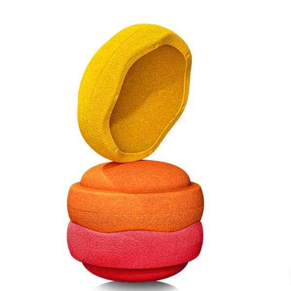 Stapelstein Warm Classic Stacking Stones, 3-piece set