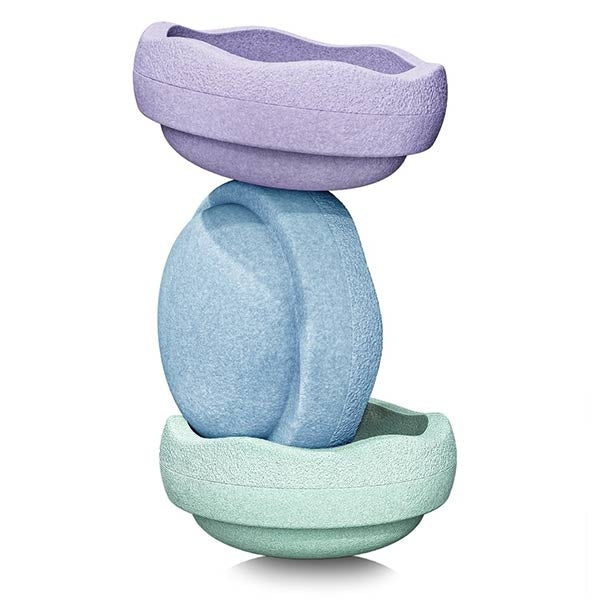 Stapelstein stapelstenen Cool Pastel 3 stuks