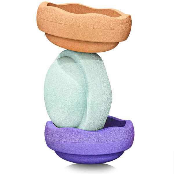 Stapelstein Stacking Stones Pastel Secondary Set of 3