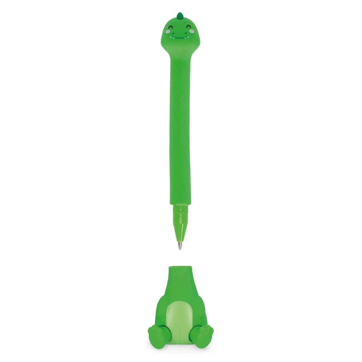 Legami | Dino Ballpoint Pen with Base Stand-Ink Ovation
