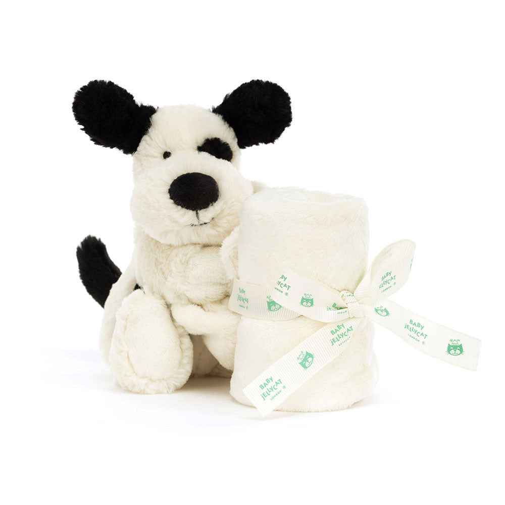 Jellycat | Bashful Black & Cream Puppy Soother