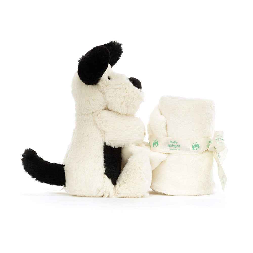 Jellycat | Bashful Black & Cream Puppy Soother