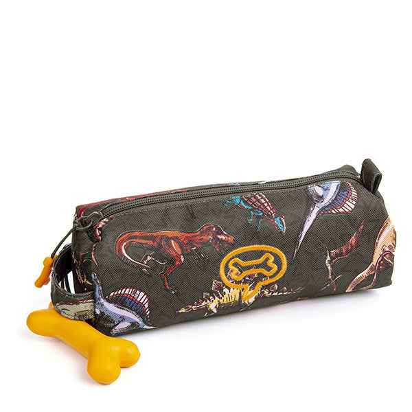 Stones and Bones Oregon Dinosaurs Khaki pencil case