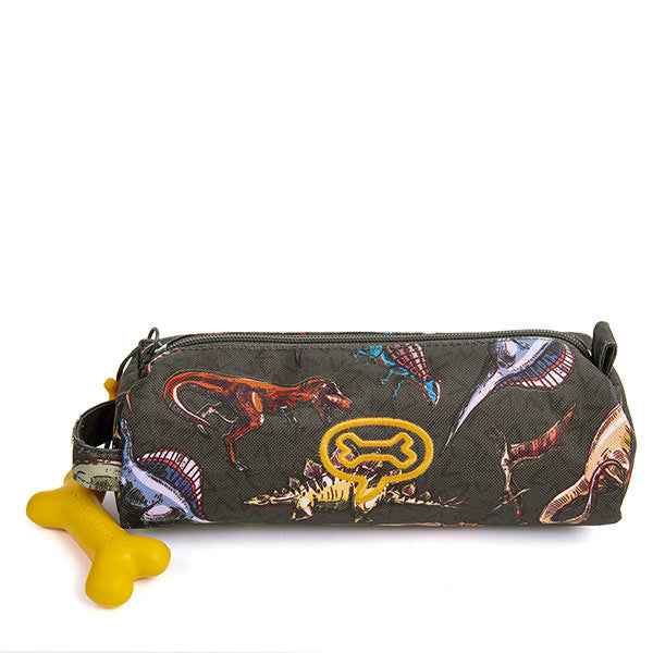 Stones and Bones Oregon Dinosaurs Khaki pencil case