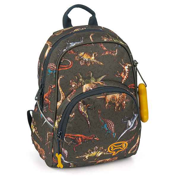 Stones and Bones rugzak Laurel Dinosaurs Khaki