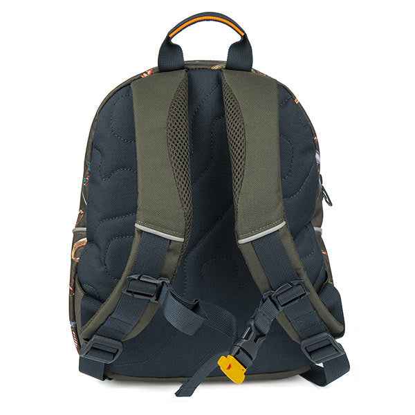 Stones and Bones rugzak Laurel Dinosaurs Khaki