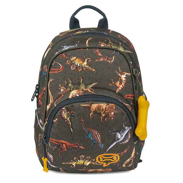 Stones and Bones rugzak Laurel Dinosaurs Khaki