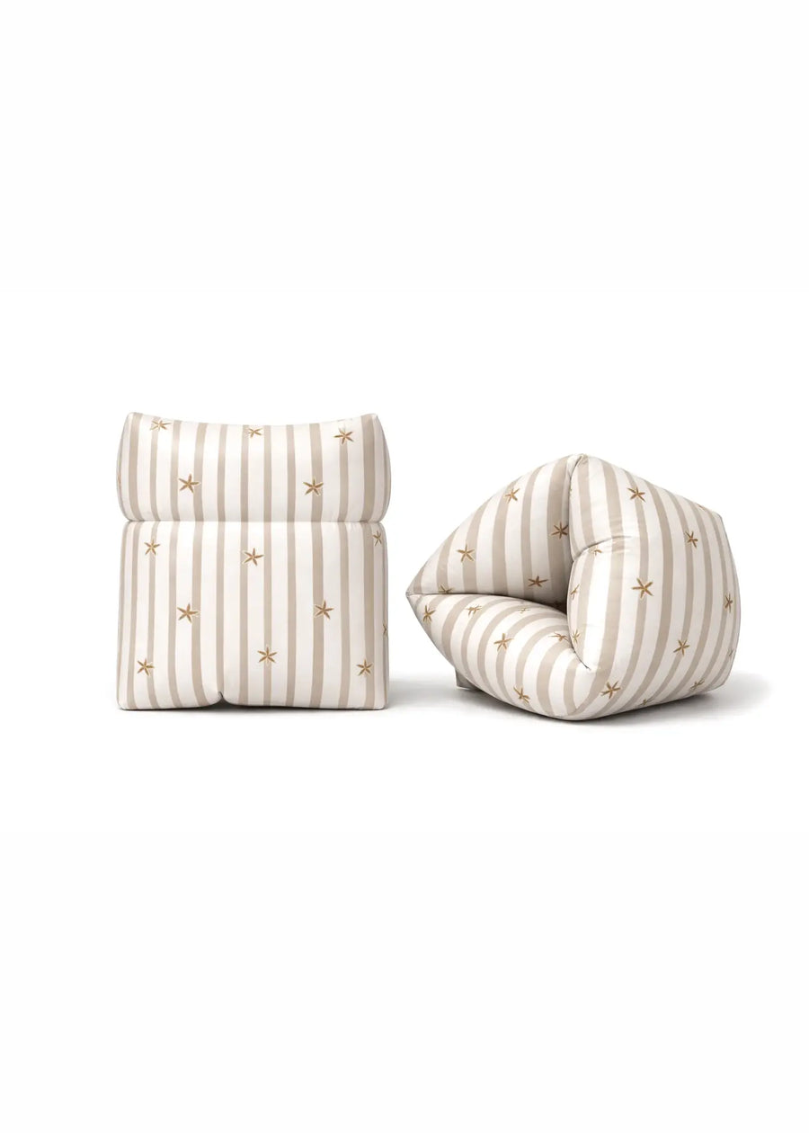 Mrs Ertha | Nieuwe Opblaasbare oprolbare Zwemarmbanden Stripped Harmony