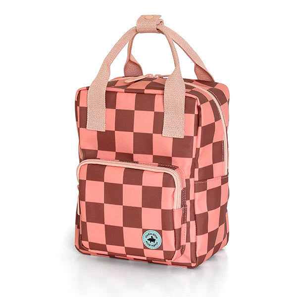 Studio Ditte rugzak Small Blocks pink-brown