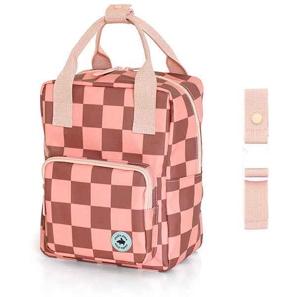 Studio Ditte rugzak Small Blocks pink-brown