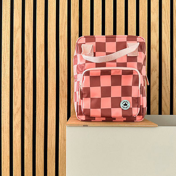 Studio Ditte  | rugzak Small Blocks pink-brown