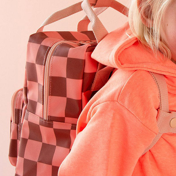 Studio Ditte  | rugzak Small Blocks pink-brown