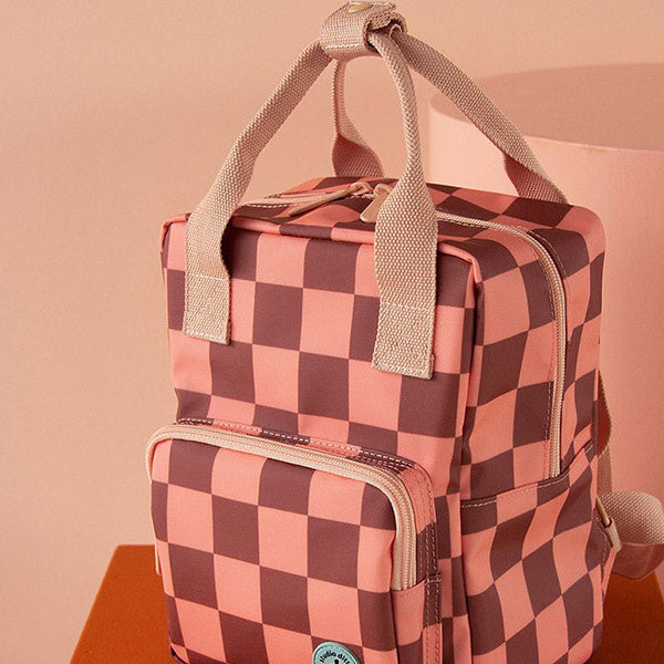 Studio Ditte  | rugzak Small Blocks pink-brown