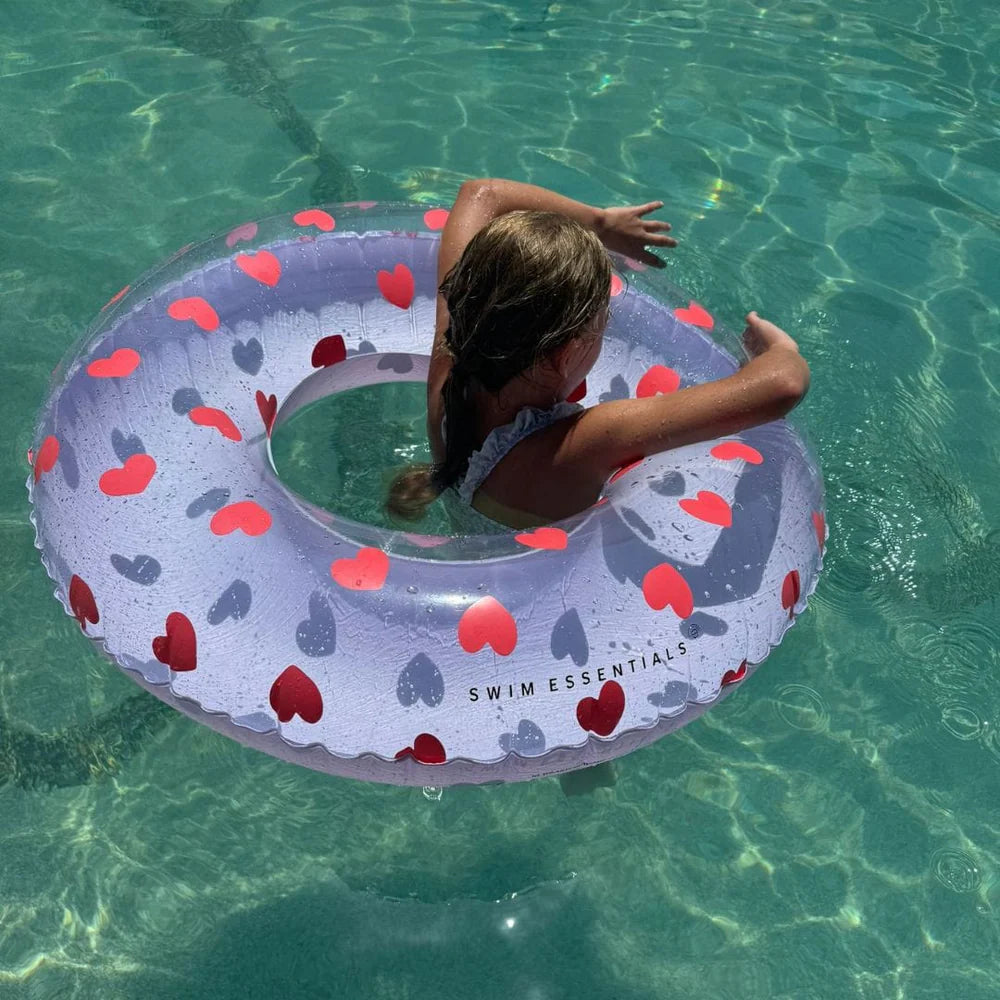 Swim Essentials | Zwemband Sweet Hearts Paars 90cm