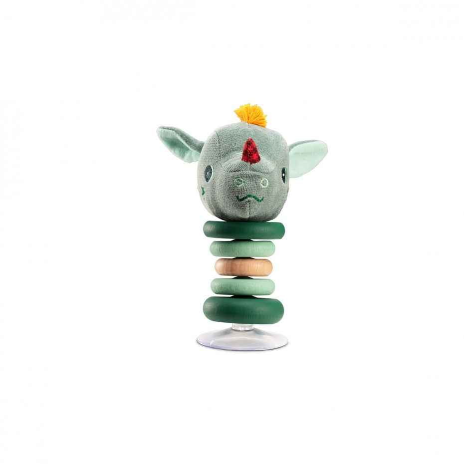 Lilliputiens | Joe the Dragon Swinging Rattle with Suction Cup