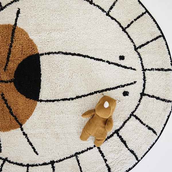 Tapijt Lion Natural 100 x 100 cm - Tapis Petit