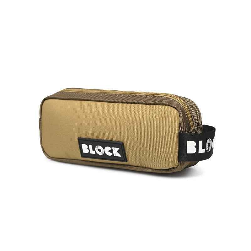 Caramel & Cie | Taupe Block Penne Bag