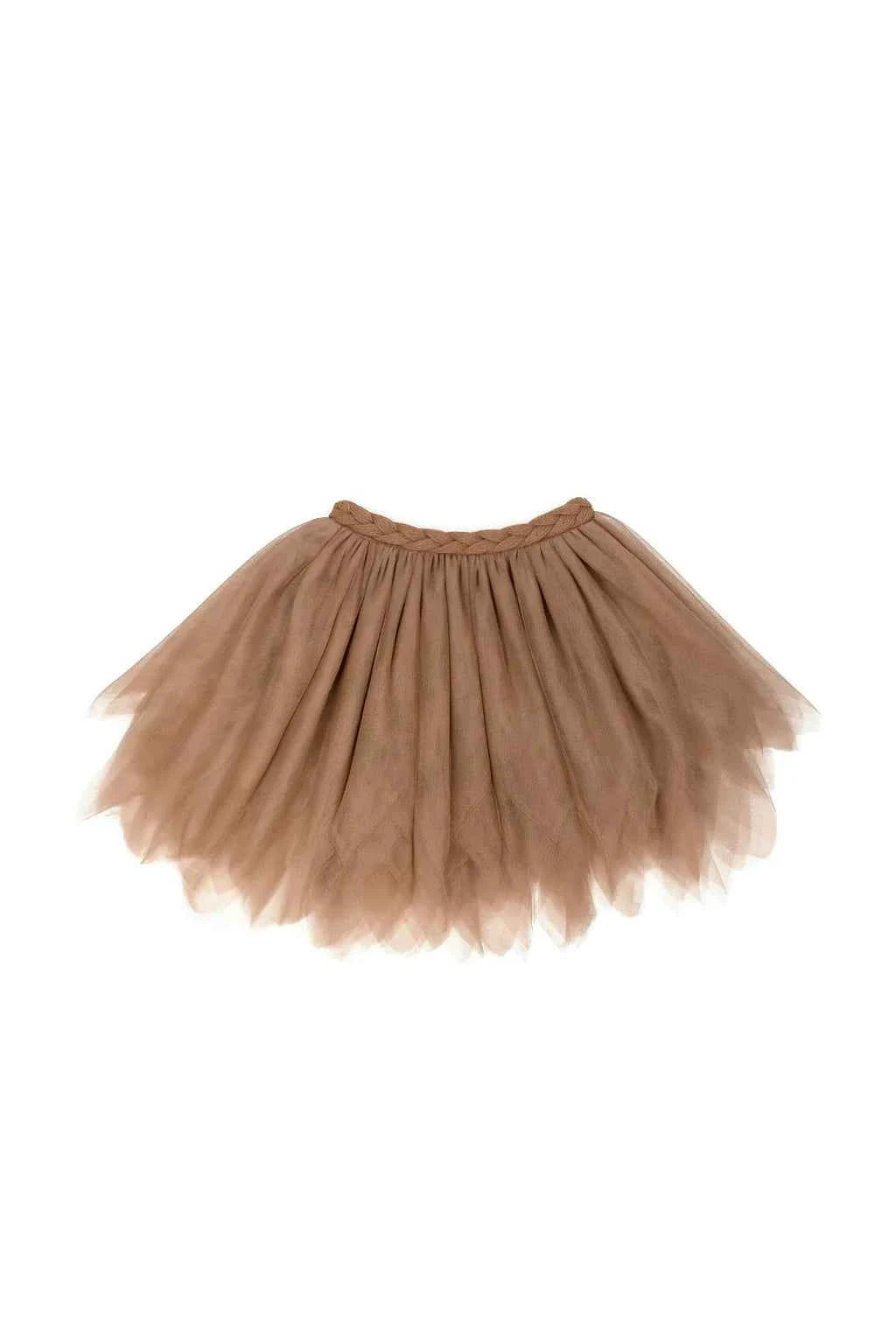 Mrs Ertha | The Glitter Butterfly Taupe Tutu Met Ruches 3 - 6 Jaar