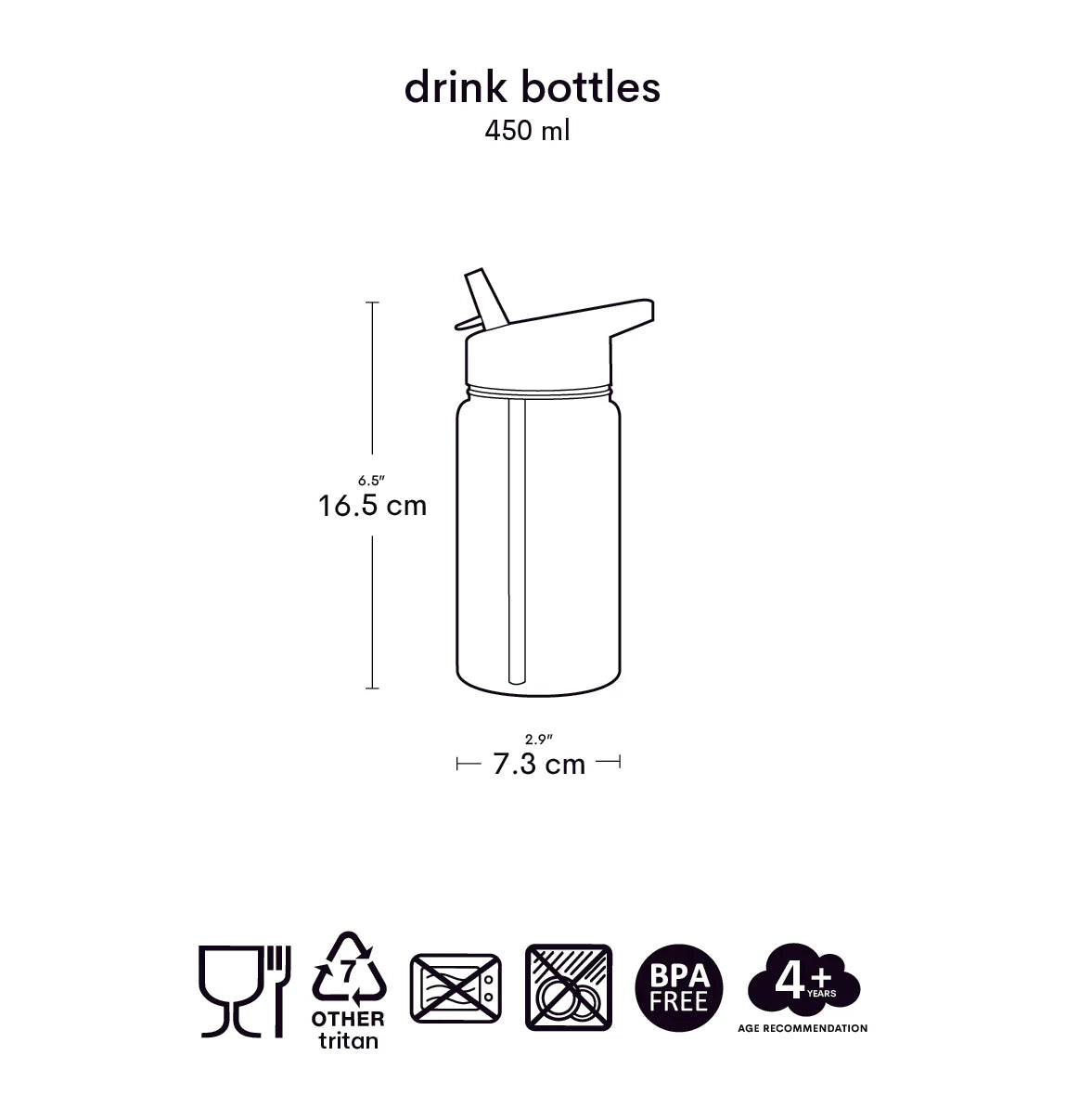 A Little Lovely Company | Drinkfles Bloesems Saliegroen