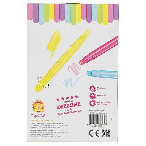 Tiger Tribe Neon Gel Pens 5-pack