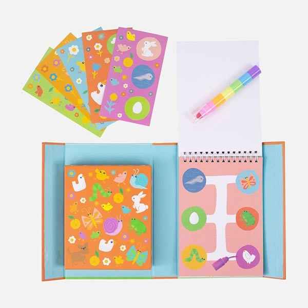 Tiger Tribe garden coloring and activity set