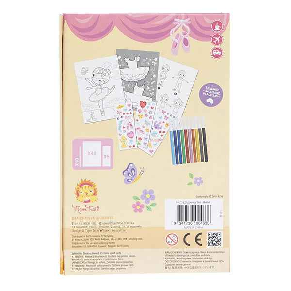 Tiger Tribe Ballet Coloring and Sticker Set