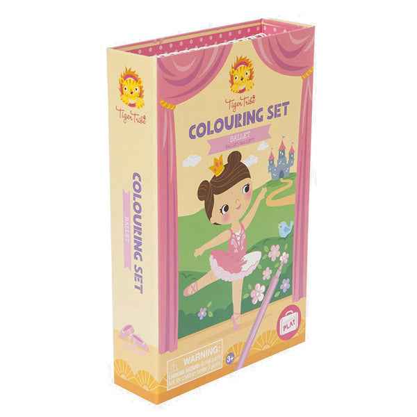 Tiger Tribe ballet coloring and sticker set