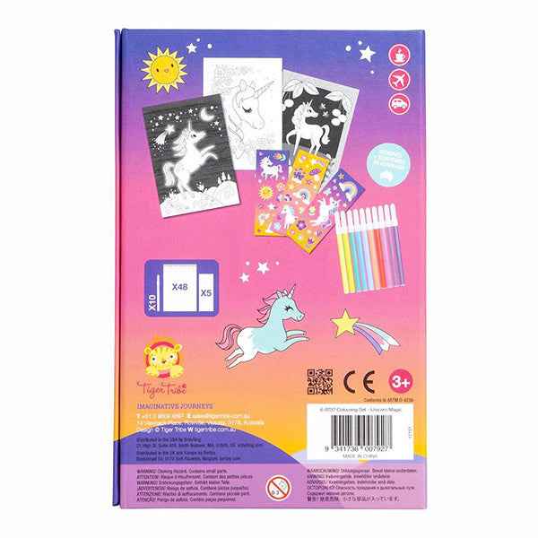 Tiger Tribe Unicorn Magic coloring and sticker set