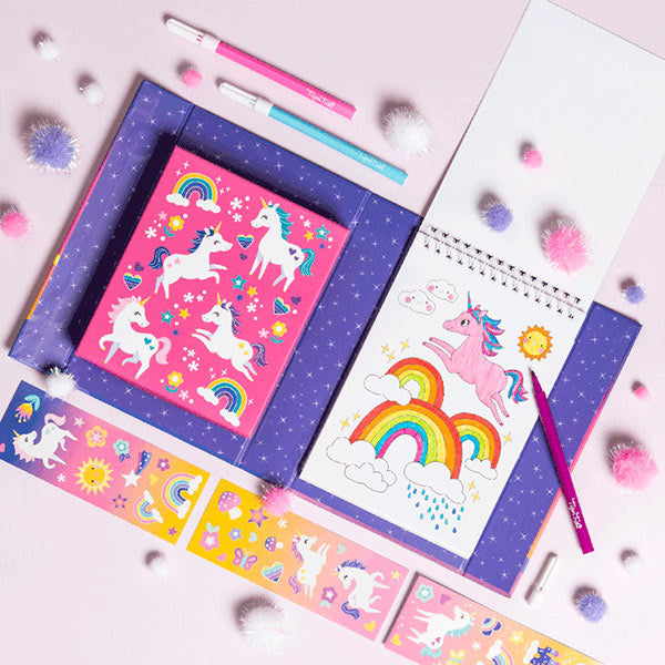 Tiger Tribe | kleur- en stickerset eenhoorn magie