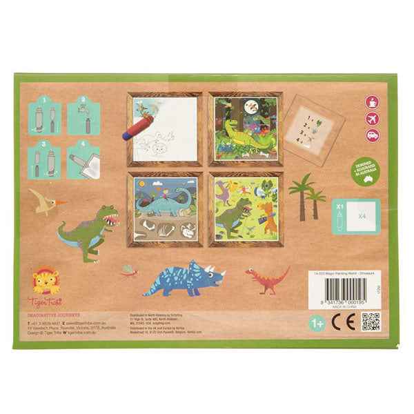 Tiger Tribe kleuren met water dinosaurussen