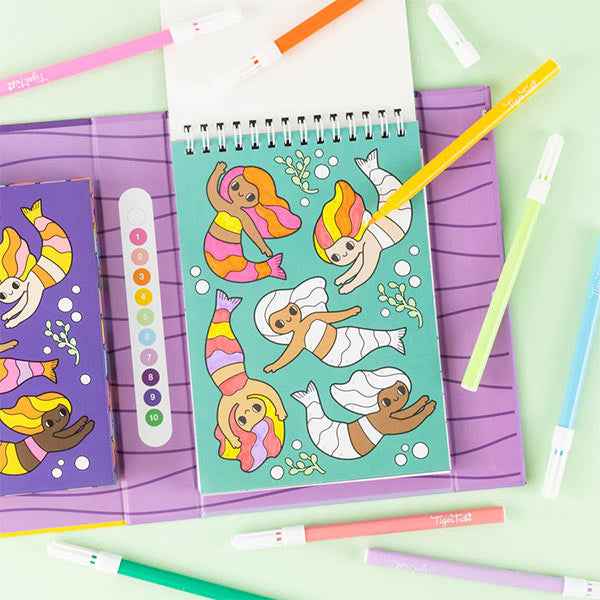 Tiger Tribe kleuren op nummer Mermaids