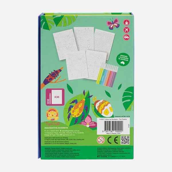Tiger Tribe Color by Numbers The Tropics