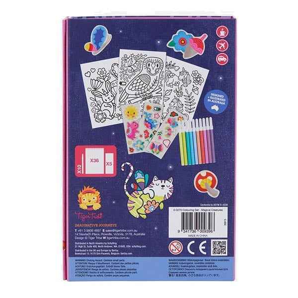 Tiger Tribe Magical Creatures Coloring Set