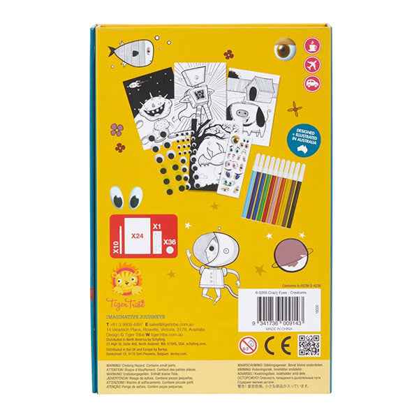 Tiger Tribe Crazy Eyes Creatures craft kit