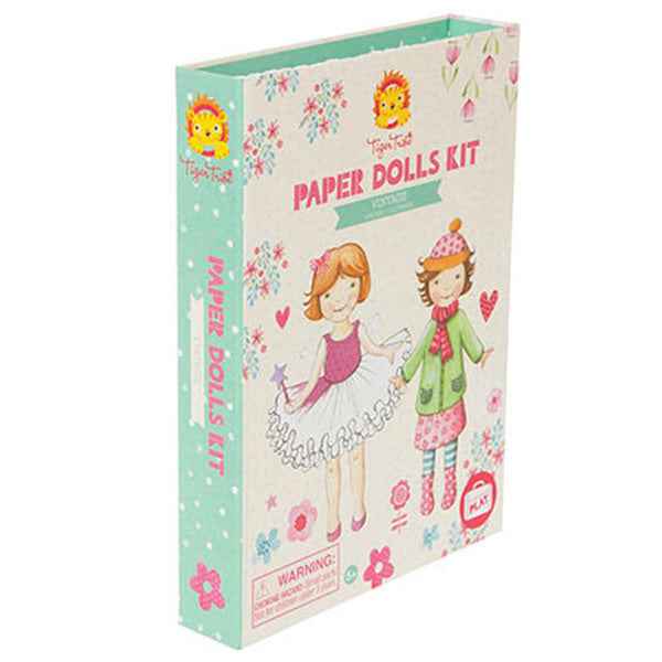 Tiger Tribe Vintage Paper Dolls Craft Kit