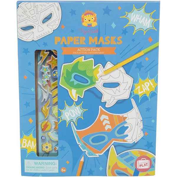 Tiger Tribe Superhero mask making craft set