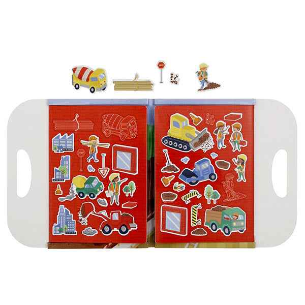 Tiger Tribe magneetboek - Busy Builders