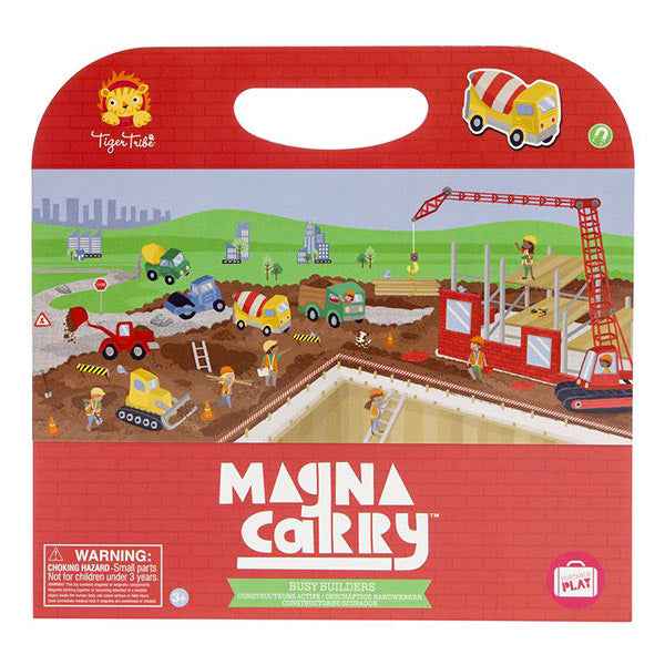 Tiger Tribe magneetboek - Busy Builders