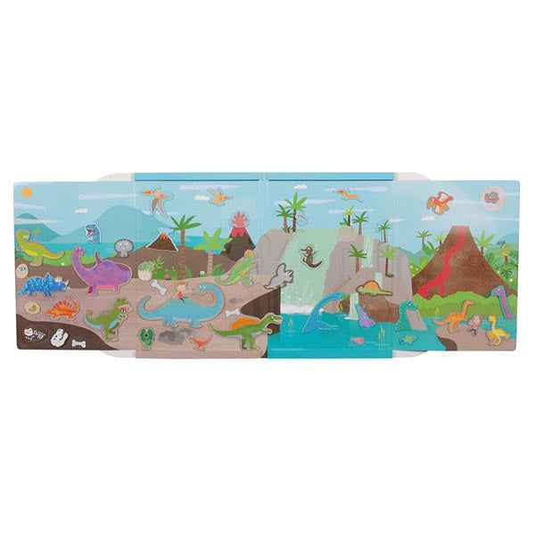 Tiger Tribe Magnetic Book - Dino World