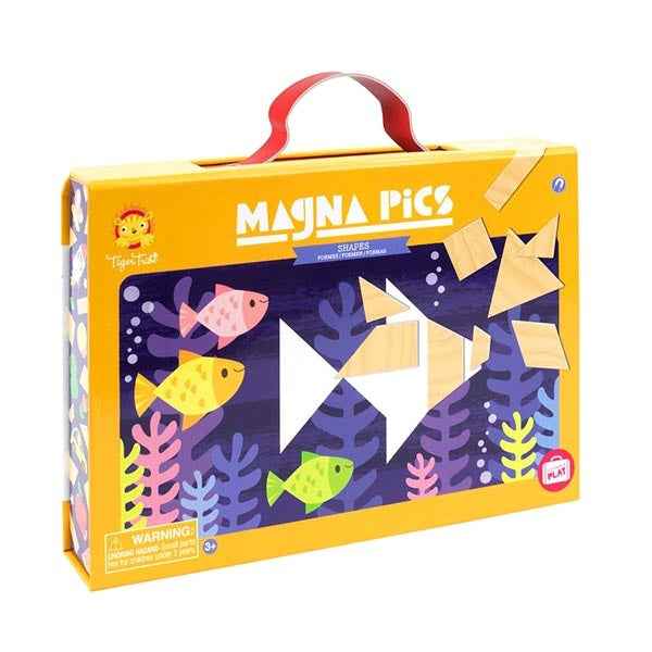 Tiger Tribe Magna Pics Magnetic Book - Shapes