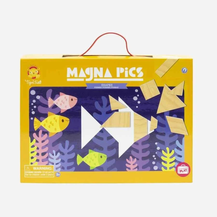 Tiger Tribe Magna Pics magnetic book - shapes