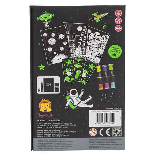 Tiger Tribe Neon kleurset Outer Space