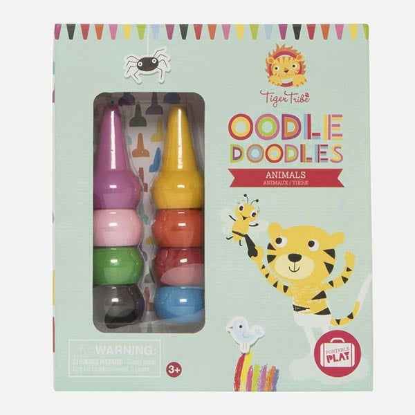 Tiger Tribe Oodle Doodles krijtjes dieren