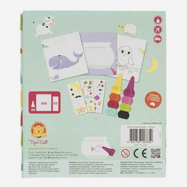Tiger Tribe Oodle Doodles krijtjes dieren