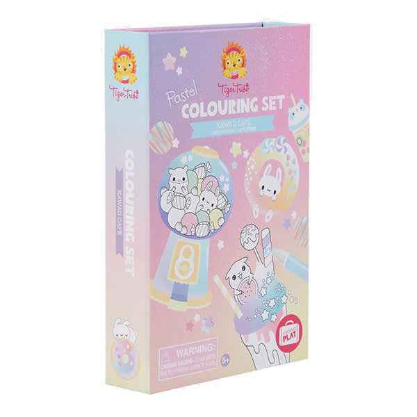 Tiger Tribe pastel color set Kawaii Cafe