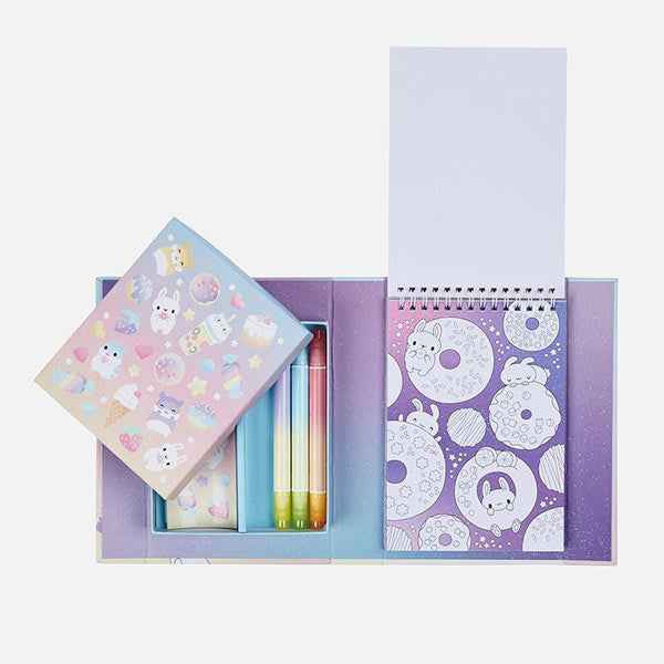 Tiger Tribe pastel color set Kawaii Cafe