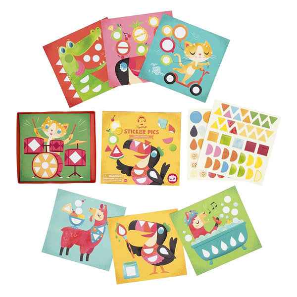 Tiger Tribe Sticker Set Crazy Animals