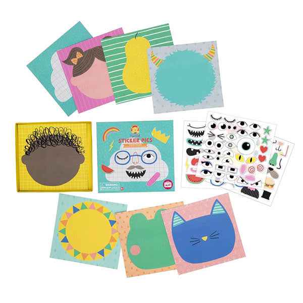 Tiger Tribe Funny Faces sticker set