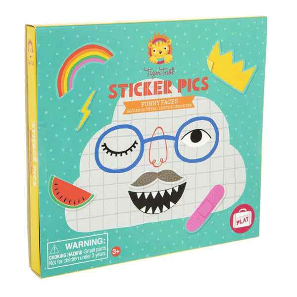 Tiger Tribe Sticker Set: Funny Faces