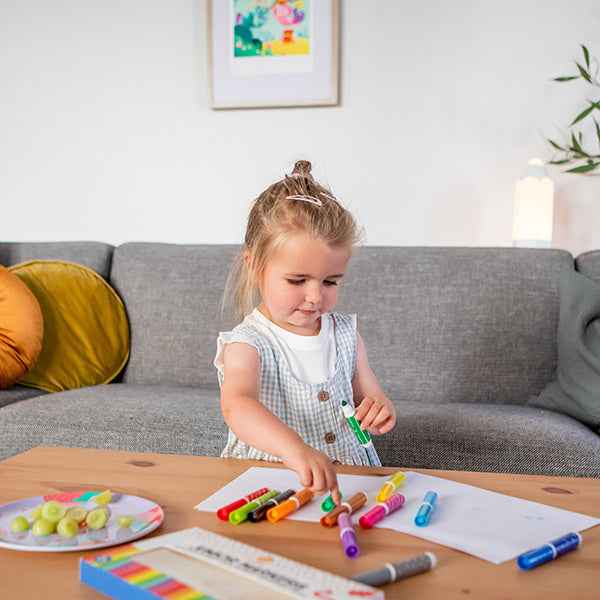Tiger Tribe 12-piece washable marker set